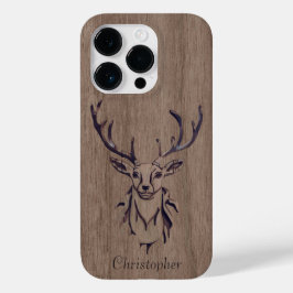 Funda Para iPhone 14 Pro De Case-Mate Venado - madera grabada - madera