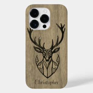 Funda Para iPhone 14 Pro De Case-Mate Venado - madera grabada - madera