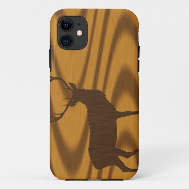 Funda De Case-Mate Para iPhone venado y leña (Reverso)