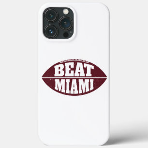 Funda Para iPhone 13 Pro Max Vence a Miami Vintage Aggie Fútbol Día de Partido 
