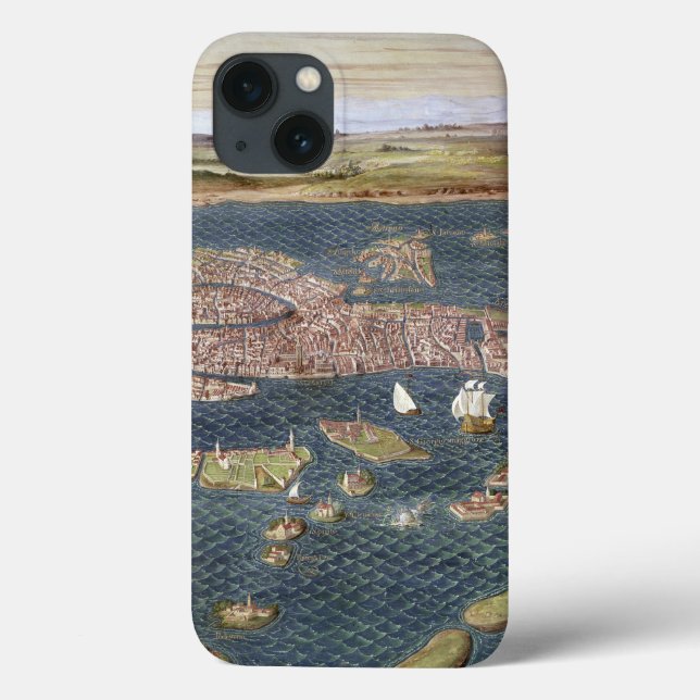 Funda De Case-Mate Para iPhone VENECIA: MAPA, siglo XVI (Reverso)
