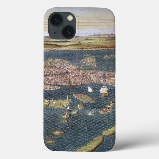 FUNDA DE Case-Mate PARA iPhone VENECIA: MAPA, SIGLO XVI (Reverso)