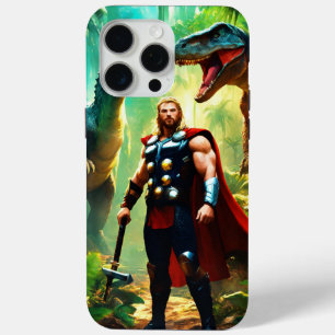 Funda Para iPhone 15 Pro Max Vengadores vs. dragones: Batalla en el reino místi