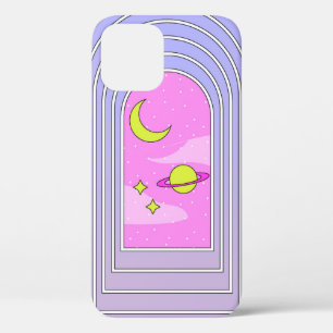Funda Para iPhone 12 Ventana al universo, arte digital del cosmos esoté