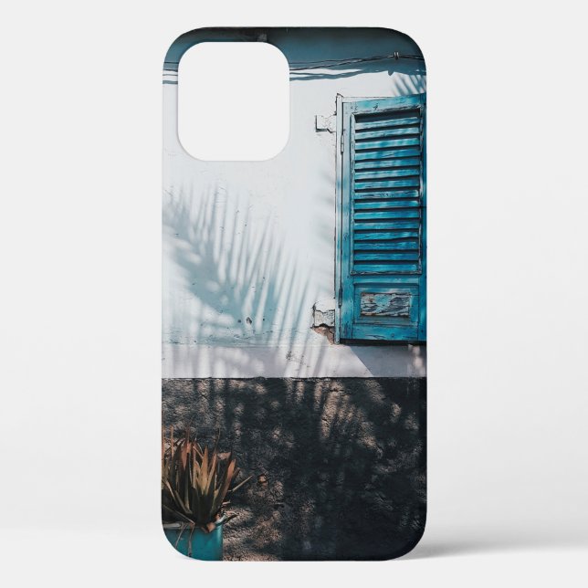 FUNDA DE Case-Mate PARA iPhone VENTANAS AZULES ABIERTAS AMUEBLADAS (Reverso )
