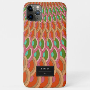 Funda Para iPhone 11 Pro Max Ventilador De Patrón De Vieiras Vintage De Estilo