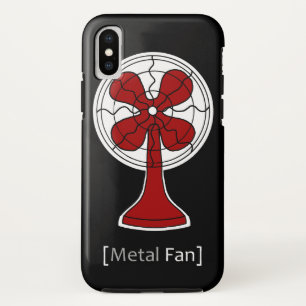Funda Para iPhone X Ventilador metalizado