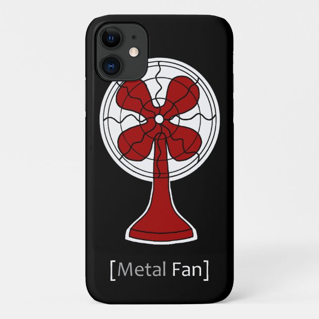 Funda De Case-Mate Para iPhone Ventilador metalizado (Reverso)