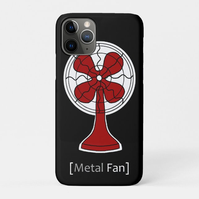 Funda De Case-Mate Para iPhone Ventilador metalizado (Reverso)