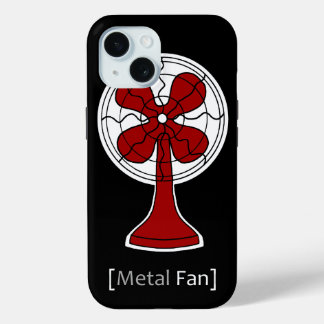 Funda Para iPhone 15 Ventilador metalizado