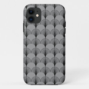 Funda Para iPhone 11 Ventiladores grises y negros