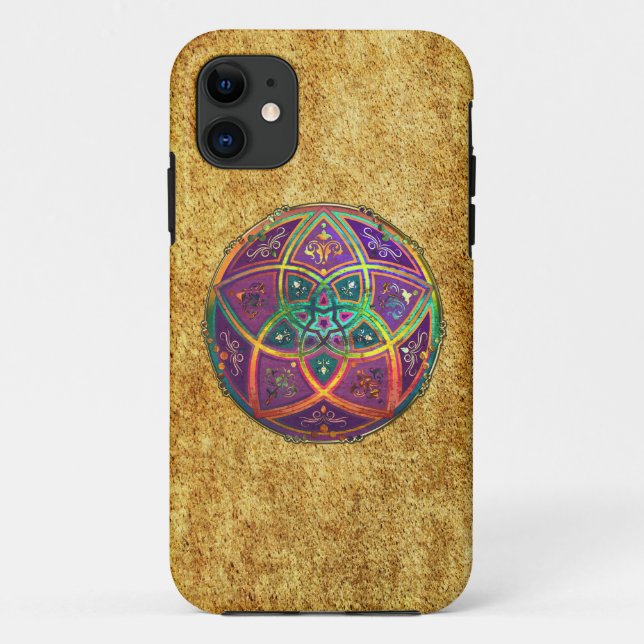 Funda De Case-Mate Para iPhone Venus Flor de amor finoART Oro de la Antigüedad or (Reverso)
