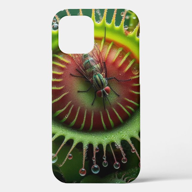 Funda De Case-Mate Para iPhone Venus Flytrap Floral Caprichoso Gótico  (Reverso )