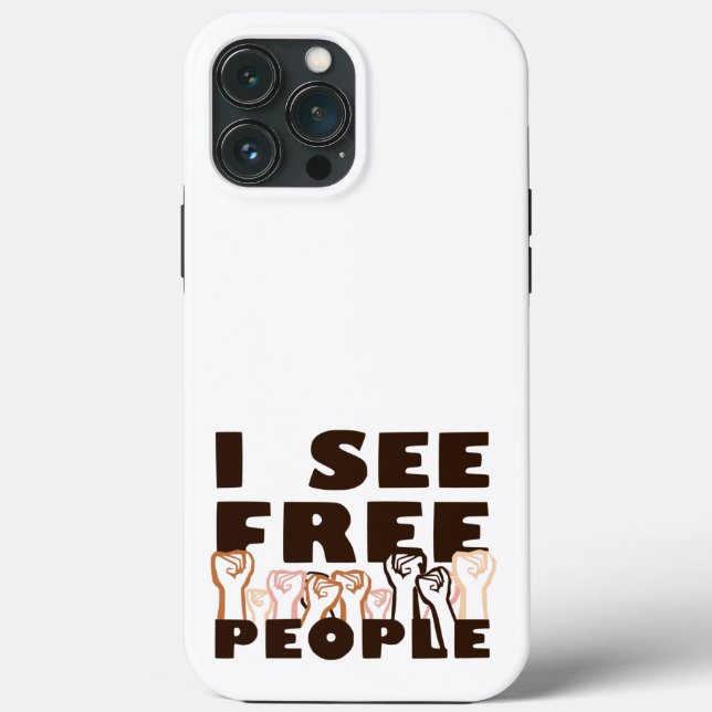 Funda De Case-Mate Para iPhone Veo Personas Libres (Reverso )