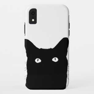 Funda Para iPhone XR Veo un clic de gato para elegir el fondo del color