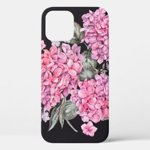 Funda Para iPhone 12 Verano acuarela Vintage Floral con un hilo floreci