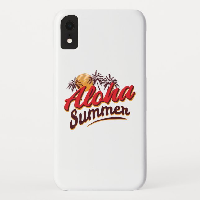 Funda De Case-Mate Para iPhone Verano Aloha (Reverso)