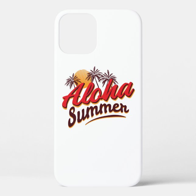 Funda De Case-Mate Para iPhone Verano Aloha (Reverso )