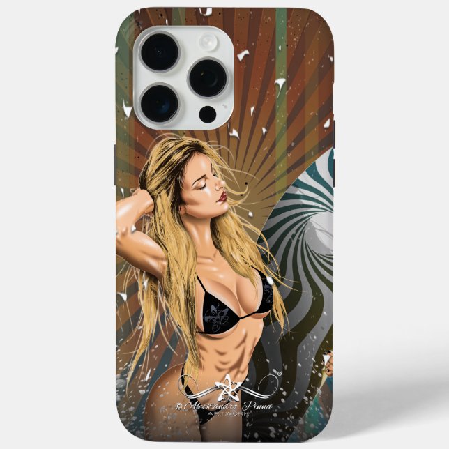 Funda De Case-Mate Para iPhone Verano caliente (Reverso )