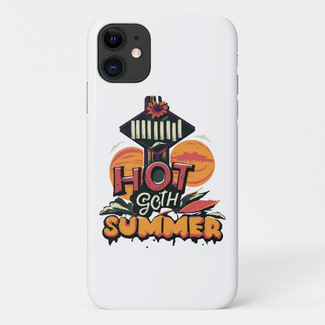 Funda De Case-Mate Para iPhone Verano Caliente Gótico Chic  (Reverso)