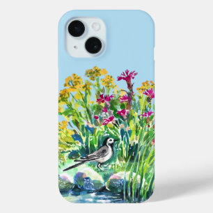 Funda Para iPhone 15 Verano, cola de cola, flores silvestres