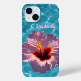 Funda Para iPhone 15 Verano de Hibisco