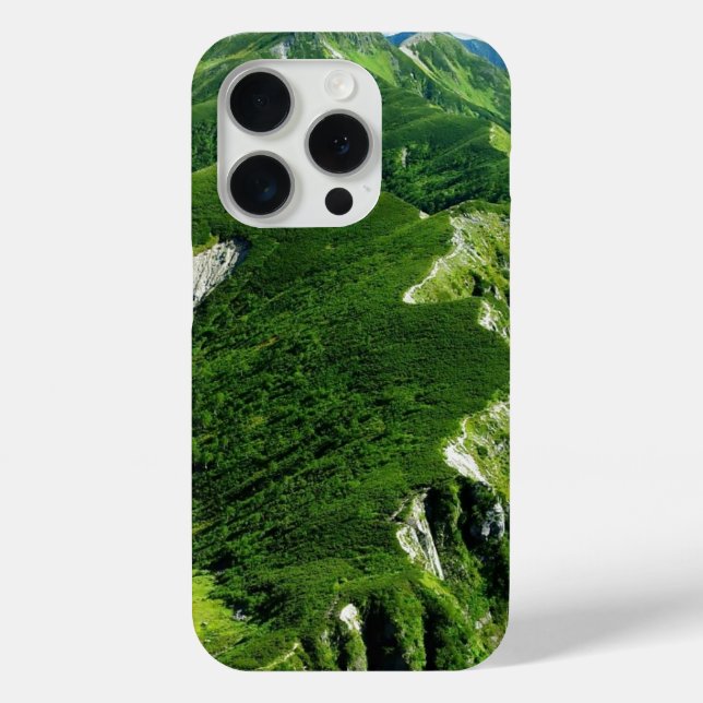 Funda De Case-Mate Para iPhone Verano en las montañas (Reverso )