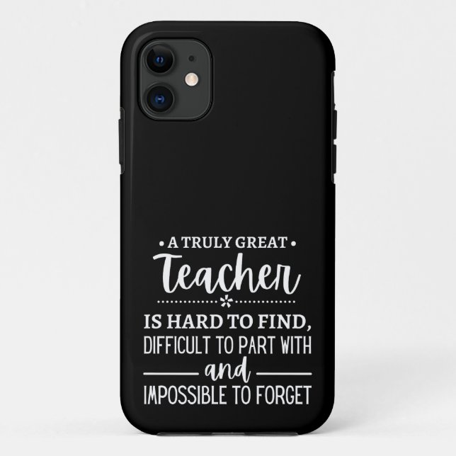 Funda De Case-Mate Para iPhone Verdaderamente gran profesor (Reverso)