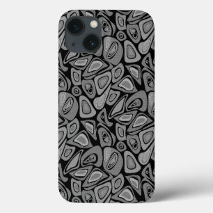 Funda Para iPhone 13 Verde, abstracto, retro
