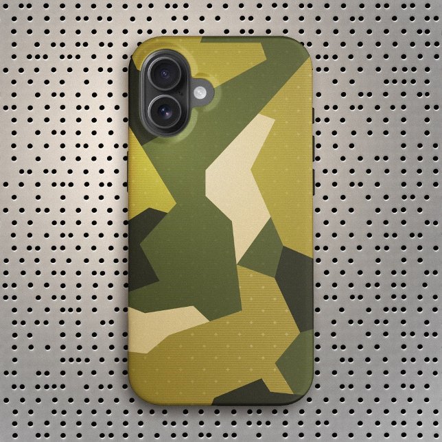 Funda De Case-Mate Para iPhone Verde avanzado de camo sueco (Swedish Camo Advanced Green Case-Mate iPhone Case)