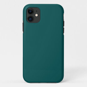 Funda Para iPhone 11 Verde azulado oscuro (color sólido)