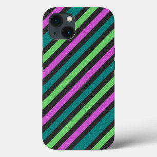 Funda Para iPhone 13 Verde azulado, verde animo, Purpurina rosado calie