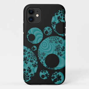 Funda Para iPhone 11 Verde azulado y negro