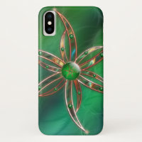 Verde como la casamata del iPhone de la hierba