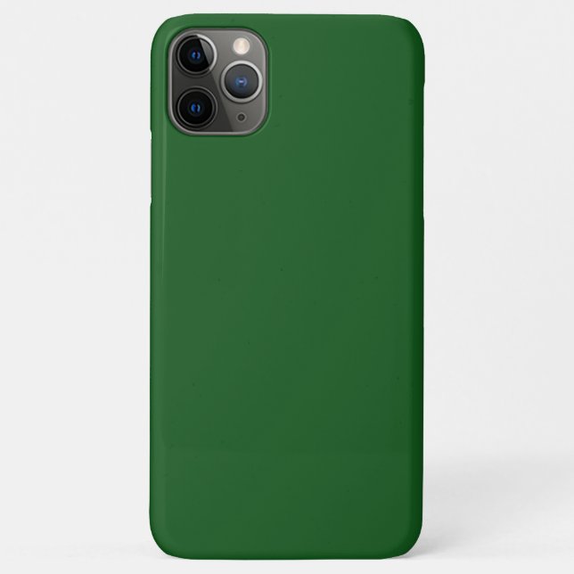 Funda De Case-Mate Para iPhone Verde conifera sólido (Reverso)