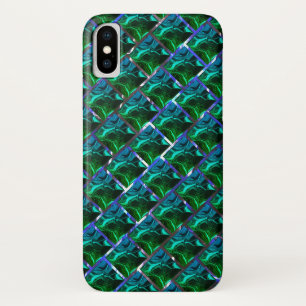 Funda Para iPhone X Verde esmeralda e curvas, solloza niquelada?