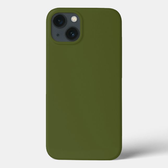 Funda De Case-Mate Para iPhone verde militar (Reverso)