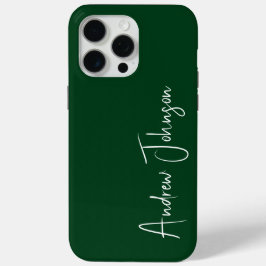 Funda Para iPhone 15 Pro Max Verde monogramado