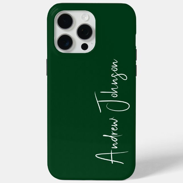 Funda De Case-Mate Para iPhone Verde monogramado