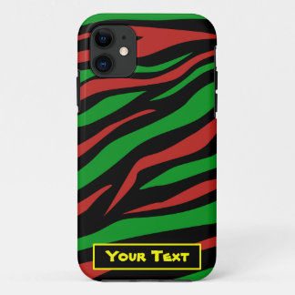 Funda Para iPhone 11 Verde negro rojo - una tribu llamó a Quest Theme