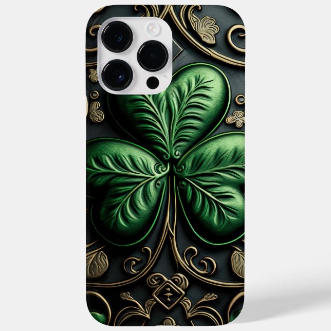 FUNDA DE Case-Mate PARA iPhone VERDE OSCURO INTRÍCITO VERDE (Reverso)