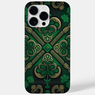 FUNDA PARA iPhone 14 PRO MAX DE Case-Mate VERDE OSCURO INTRÍCITO VERDE