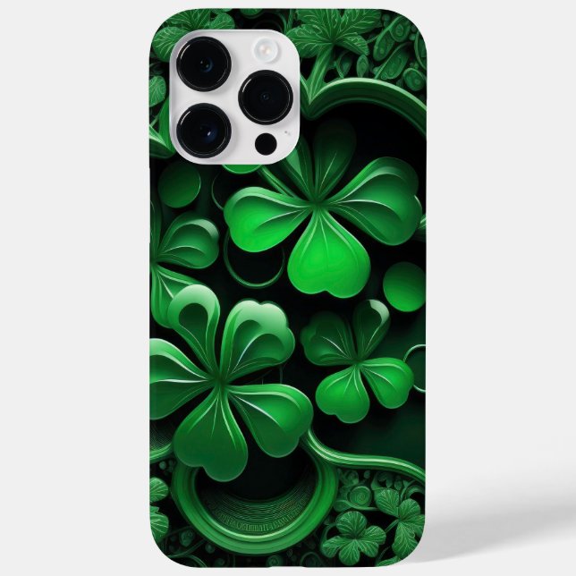 FUNDA DE Case-Mate PARA iPhone VERDE OSCURO INTRÍCITO VERDE (Reverso)