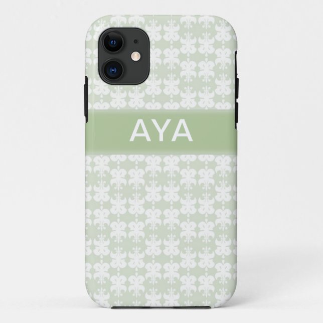 Funda De Case-Mate Para iPhone Verde pálido (Reverso)