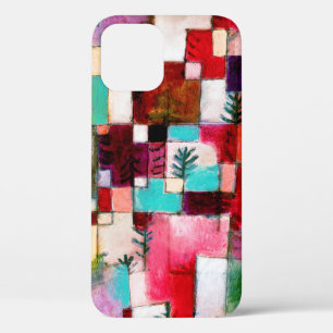 Funda Para iPhone 12 Verde Rojo y Violeta, Paul Klee