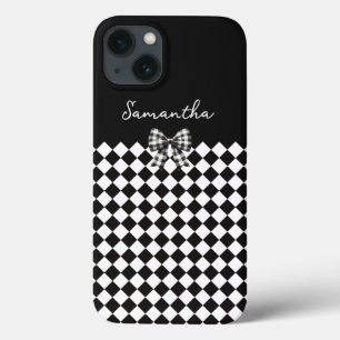 Funda Para iPhone 13 Verificadores de odio de Harlequin blanco negro