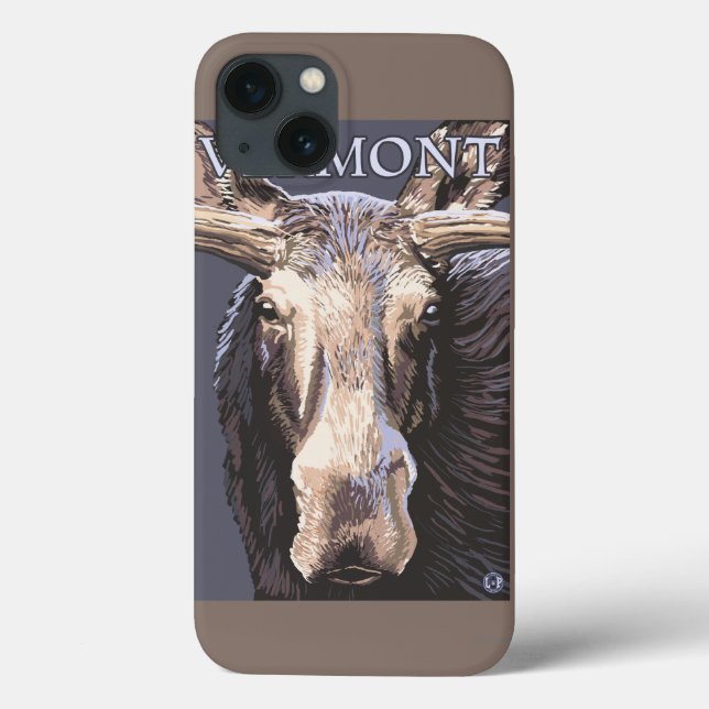 Funda De Case-Mate Para iPhone VermontMoose Arriba Cerrar (Reverso)