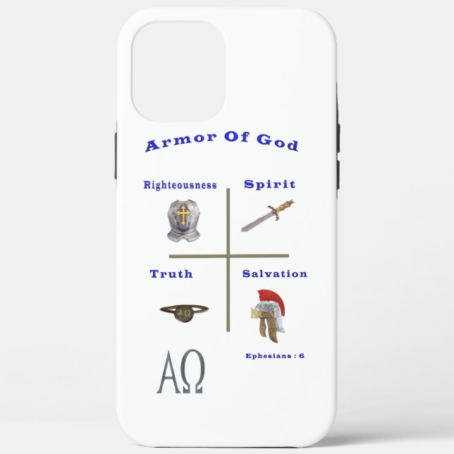 Funda De Case-Mate Para iPhone Verso de la Biblia (Reverso )