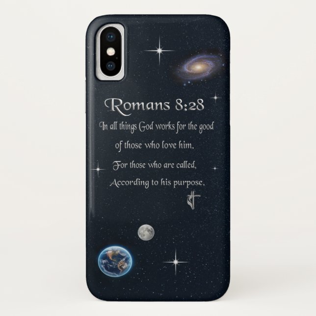 Funda De Case-Mate Para iPhone Verso de la Biblia (Reverso)