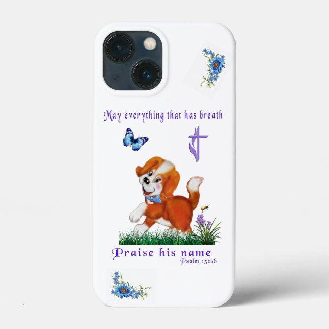 Funda De Case-Mate Para iPhone Verso de la Biblia (Reverso )